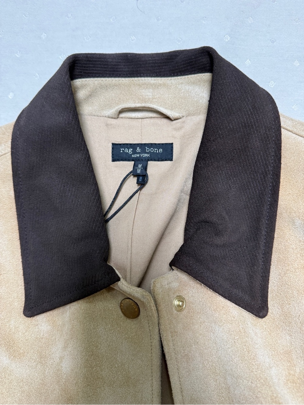 rag & bone Cassidy Suede Jacket -M - Picture 14 of 15